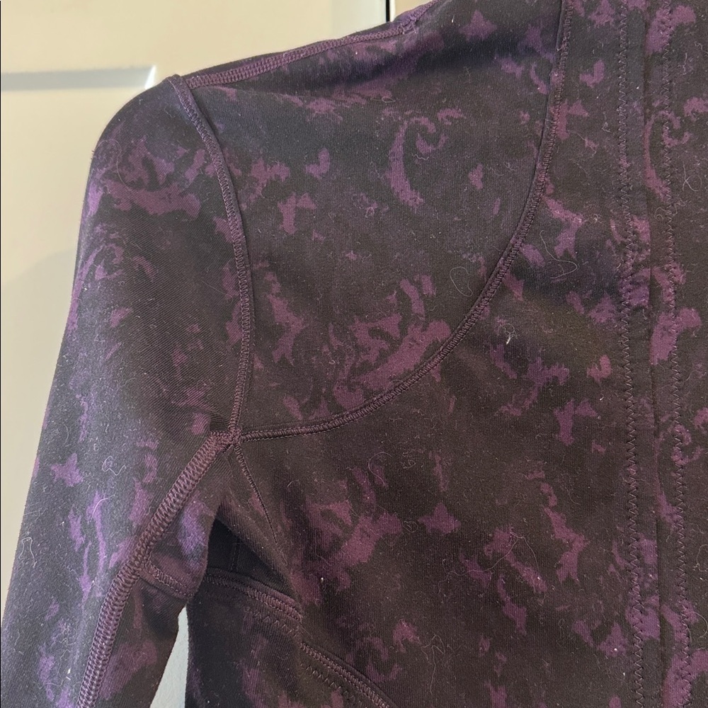 Lululemon Forme Jacket II, Purple and Black, Rose Gold Zippers, Size Small - Picture 15 of 15